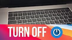 How to Turn Off MacBook Pro in 2021