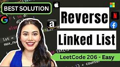 Reverse Linked List - LeetCode 206 - Python (Iterative and Recursive)
