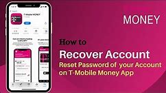 How to Recover T-Mobile Money Account | Reset T-Mobile Money Password