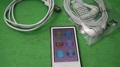 P70311 - Apple iPod nano 7th Generation Purple (16 GB) MD479ZP/A. USB+ New Headphones