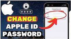 How to Change Apple ID Password (iOS 17)