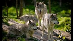 Tatrzańskie wilki rozszarpują dzika