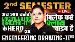 #26 Engineering Drawing - 2nd | Polytechnic 2nd Semester | Engineering Drawing 2nd #astechniclive