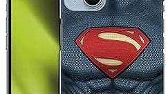 Head Case Designs Officially Licensed Batman V Superman Superman Costume Graphics Hard Back Case Compatible with Apple iPhone 14 Plus
