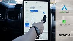 Sync4 Media Screen in the 2022-2023 Ford Expedition | Connecting a phone, using navigation and more!