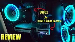 GIGABYTE - NVIDIA GEFORCE RTX 3060 TI VISION OC REV.2 review unboxing + benchmark with Ryzen 5 5600X