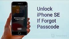 How to Unlock iPhone SE without Passcode or iTunes If Forgot
