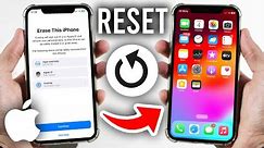 How To Factory Reset iPhone To Default Settings - Full Guide