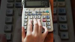 How to use an adding machine with number keypad. Practise to impress.