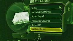 Original Xbox System Menu Demonstration