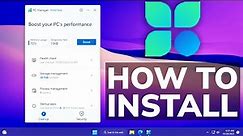 New Microsoft PC Manager App (How to Install)