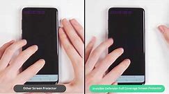 Touch Screen Sensitivity Comparison Test for Full Coverage Screen Protector!