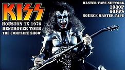 KISS Live in Houston TX 1976 DESTROYER TOUR "FULL SHOW" SOURCE MASTER TAPE 60fps HD 1080p
