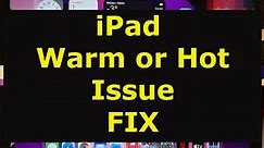 iPad Warm or Hot Problem Fix, How To Fix iPhone Overheating or Slow #ipad #hot