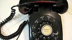HOW TO Connect a Vintage 1950's 3 wire desktop phone to a 2 wire house - Western Electric 500