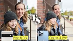 Pixel 6 Pro versus iPhone 13 Pro