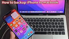 How to backup iphone to mac