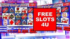 Free Video Poker Slot Machine Game by Free Slots 4U