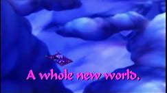 Aladdin - "A Whole New World" Sing Along with Lyrics | Disney’s Magical Moments