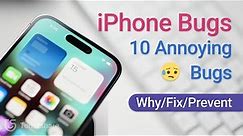 How to Fix 10 Common and Annoying iPhone Bugs - For All iPhone 2023