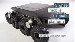 8 wheel robotic platform