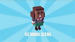 👧🏽 How To Unlock The Ultra Annoying Schoolgirl In Crossy Road Castle — Construction Tower (All Gems)
