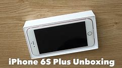 iPhone 6S Plus A1634 Rose Gold Unboxing & Initial Setup