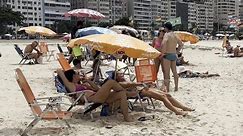 🇧🇷 Nice day at Copacabana beach Brazil | beach walk 4k
