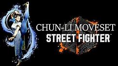 Street Fighter 6 - Chun Li Moveset (Full Video Move List)