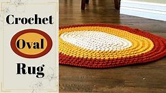 How To Crochet A Rug/ Oval Rug/ Cable Stitch/ Intermediate Level Crochet/ Crochet Pattern