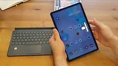 Samsung Galaxy Tab S6 Hands on Review - with Book Cover Keyboard