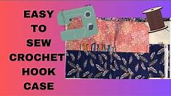 How to sew a crochet hook case. EASY! FAST!