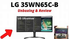 LG 35' Curved Ultrawide Monitor | LG 35WN65C-B with Speaker Test| Unboxing & Review