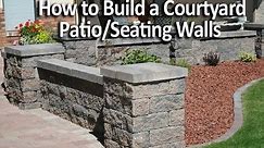 How to Build a Patio Enclosure with Seating Walls