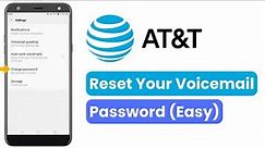 How to Reset Password ATT Voicemail !