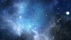 4K Blue Galaxy - Animated galaxy background | royalty free