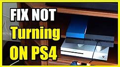 How to FIX PS4 That Won't Turn ON (Fast Method)