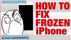 My iPhone screen is frozen, nothing working, can't turn off : HOW TO FIX