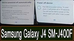Samsung Galaxy J4 SM-J400F device powered off automatically /power off device problem 10000% solved
