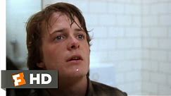 Teen Wolf (1985) - Caught in the Bathroom Scene (4/10) | Movieclips