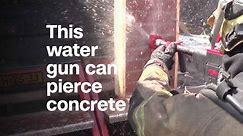 This water gun can pierce concrete