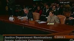 Justice Department Nominations Hearing