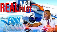 Real A320 Pilot Plays Microsoft Flight Simulator 2020 - Realistic 2 HOUR A320 NEO Full Flight in 4K