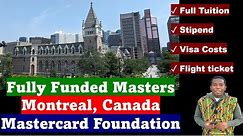 Canada: Full Mastercard Scholarship at McGill University I Application Fee Waiver I Essay Qns