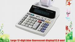 Sharp EL-1801V Portable 12-Digit 2-Color Serial Printing Calculator - video Dailymotion