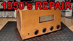 Troubleshoot And Repair Electronics - 1950's Radio Receiver!