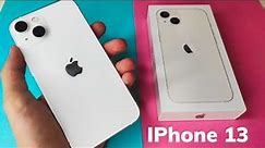 IPhone 13 Aesthetic Unboxing / IPhone 13 White (128Gb) / iPhone 13 Review