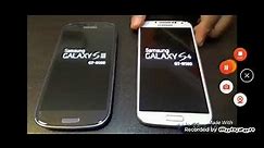 Samsung galaxy s3 vs s4 Startup shutdown