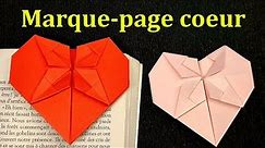 Comment faire un marque-page cœur en origami 💖
