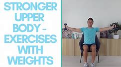 Upper Body Workout With Weights For Seniors - Intermediate | More Life Health
